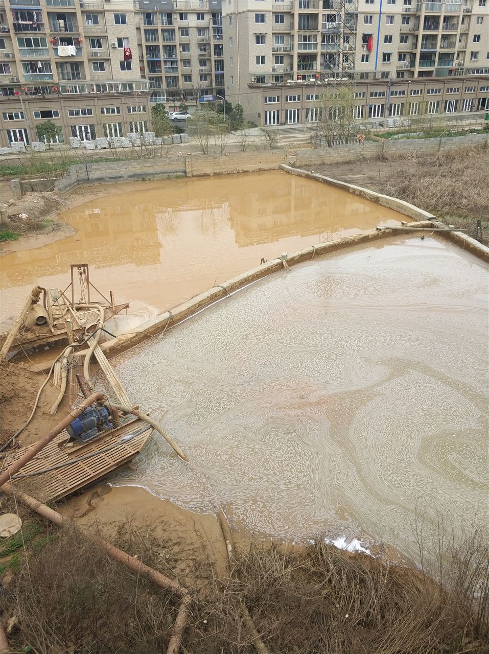 汾西沉淀池淤泥清理-厂区废水池淤泥清淤